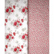 Tilda Stoffpaket Rosen Blumen Vogel Baumwolle Weihnachten Mistelzweig rot 75044