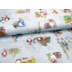 Patchworkstoff Peter Hase blau Baumwolle Stoff Kinderstoff Beatrix Potter 