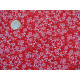 Blumenstoff rot Scarlet Stitches Patchworkstoff Baumwolle Ranken Blümchen Stoff