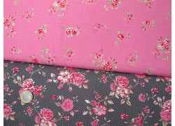 Stoffpaket Westfalenstoffe Baumwolle Punkte Rosenborg Wales Rosen 72027