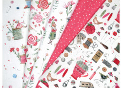 Stoffpaket acufactum Nähzeug Blumen Elfen Silke Leffler Kerstin Heß 75078