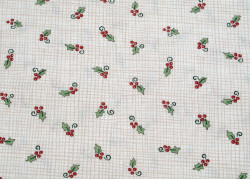 Weihnachtsstoffe Patchwork beige Home Sweet Holidays