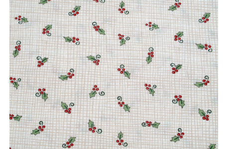 Weihnachtsstoffe Patchwork beige Home Sweet Holidays