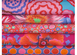 Kaffe Fassett Stoffpaket Blumen Baumwolle Stoff Hibiskus 75057