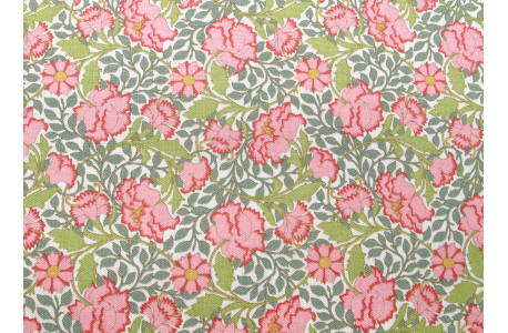 Tilda Stoffe Nelken Blumen Blätter Baumwolle Patchwork Quilten Songbird