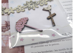 Holzknöpfe Sonnenschirm The Bee Company Kinderknopf Meer Sonne Strand