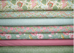 Tilda Stoffpaket Blumen Songbird Baumwolle Frauen Libellen Art Nouveau 77003