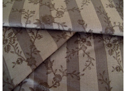 Quiltstoff Blumenstoff Blumen Streifen Papillon nougat Patchworkstoff