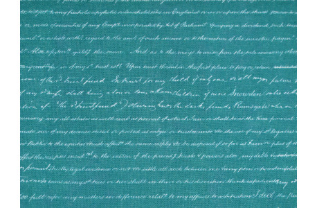 Patchworkstoff Schrift Text Bluebell Baumwolle Zeilen Moda Bluebell 