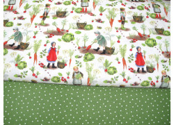 Stoffpaket Daniela Drescher Kinder Gemüse Erntezeit Baumwolle Stoff acufactum