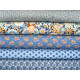 Tilda Stoffpaket Blumen Frauen Baumwolle Stoffe Punkte blau 75082