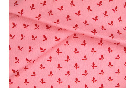 Patchworkstoff Blumen The Flower Farm Tulpen Blümchen Moda Baumwolle Meterware