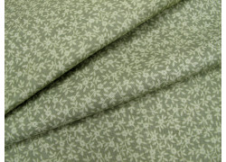 Patchworkstoff Blümchen salbei A Very Sweet Blätter kleingemustert Baumwolle Moda Bunny Hill Designs