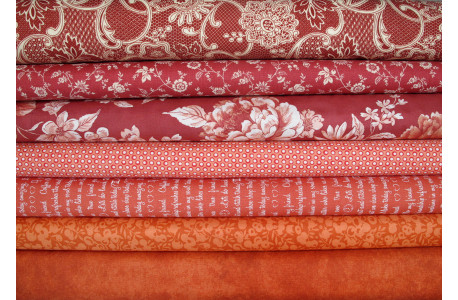 Patchwork Stoffpaket orange Herbst 77016