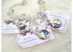 Perlmuttknopf Schmetterling Zierknopf Dekoknopf Kleiderknopf Taschenknopf Blusenknopf