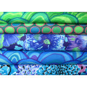 Patchwork Stoffpaket Kaffe Fassett blau 75012