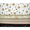 Patchwork Stoffpaket ocker braun Bienen 75045