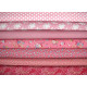 Tilda Stoffpaket Blumen Punkte Baumwollstoffe rosa 77018