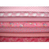 Tilda Stoffpaket Blumen rosa 77018
