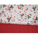 Stoffpaket Baumwolle Silke Leffler Erdbeeren 72070