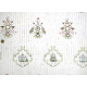 Patchwork Stoffpaket acufactum Hühner Vögel Gänse Garten Gewächshäuser Punkte Ornamente Frühling 75067
