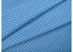 Tilda Stoff Pünktchen Baumwolle Meterware Dots Tupfen blau Something Blue
