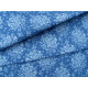 Tilda Stoff Rosen Blumen Punkte Baumwolle Meterware Something Blue