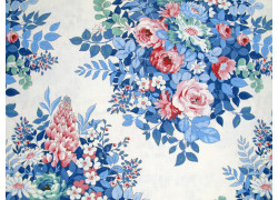Tilda Stoff Rosen Lupinen Blumen Patchwork Baumwolle Meterware Something Blue