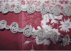 Soutache Röschenband natur