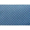 Stoff Pünktchen blau