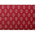 Damask Quiltstoff Ornamente rot Patchworkstoff