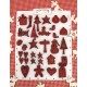 Adventskalenderzahlen rot 1-24