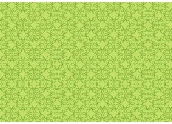 Fat Quarter Ornamentstoff hell grün