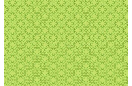 Fat Quarter Ornamentstoff hell grün