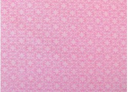 Ornamentstoff Patchworkstoff rosa