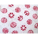 Quiltstoff Bonbons rot weiß Patchworkstoff Cuppa Cocoa
