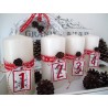 Adventskranz Zahlen 1 - 4