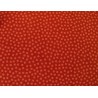 Baumwollstoff rostrot Punkte Dotty