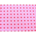 Kinderstoff Baumwolle Sterne rosa pink Kim