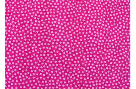 Baumwollstoff pink Punkte Dotty