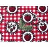 Patchworkstoff Erdbeeren Botanica rot grün